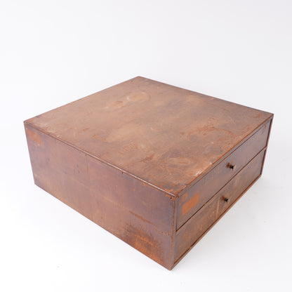 Elgin Wooden Dial Case 2-Drawer Cabinet