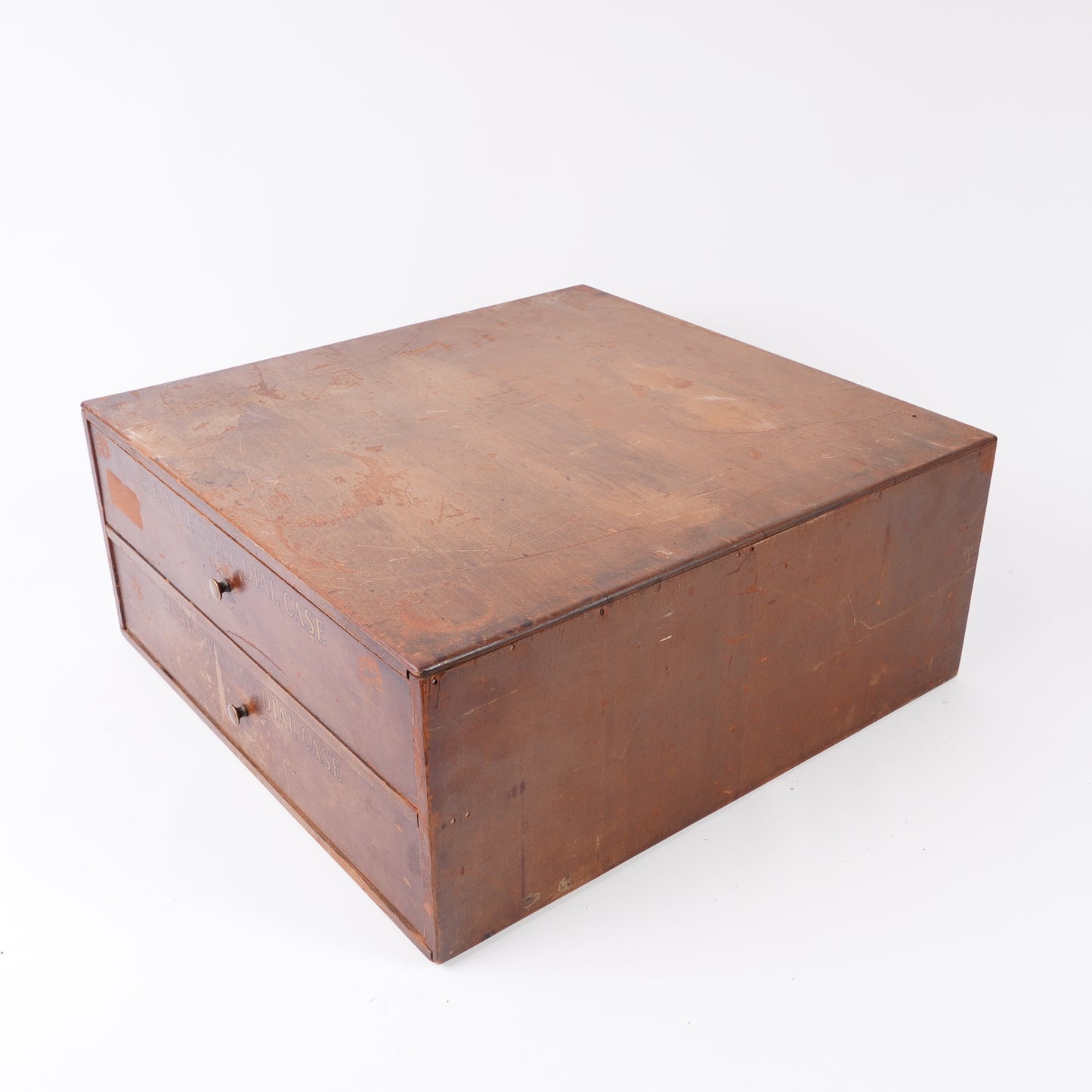 Elgin Wooden Dial Case 2-Drawer Cabinet