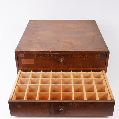 Elgin Wooden Dial Case 2-Drawer Cabinet