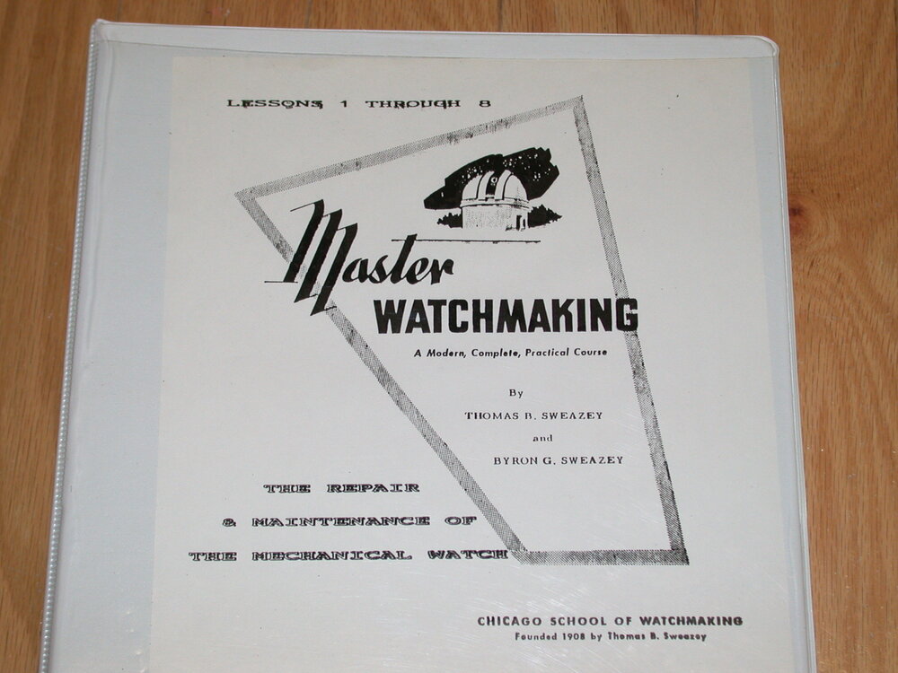 Watchmaking course outlet