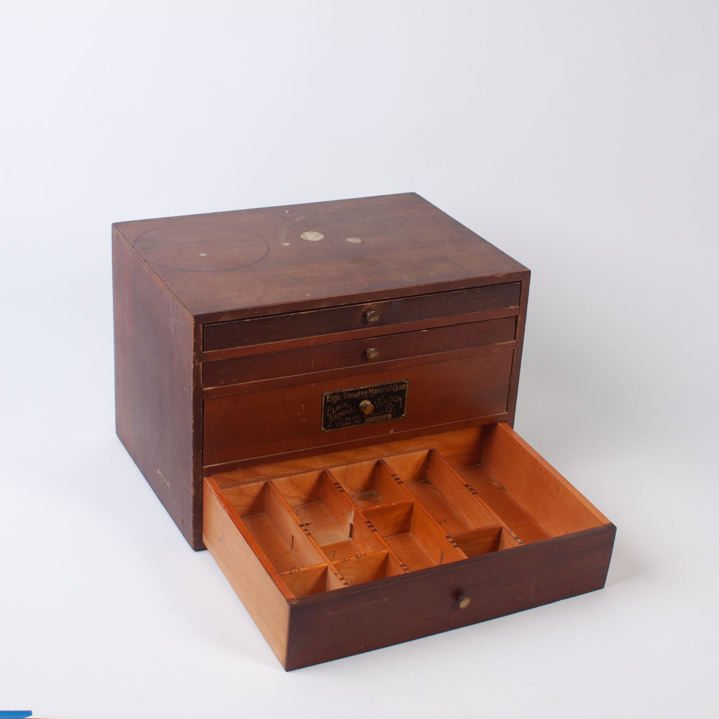 Elgin 4 Drawer Wood Factory Material Cabinet