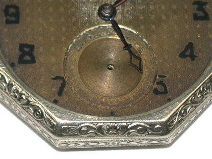 Lot 13- llinois 12 Size Octagon Open Face 17 Pocket Watch