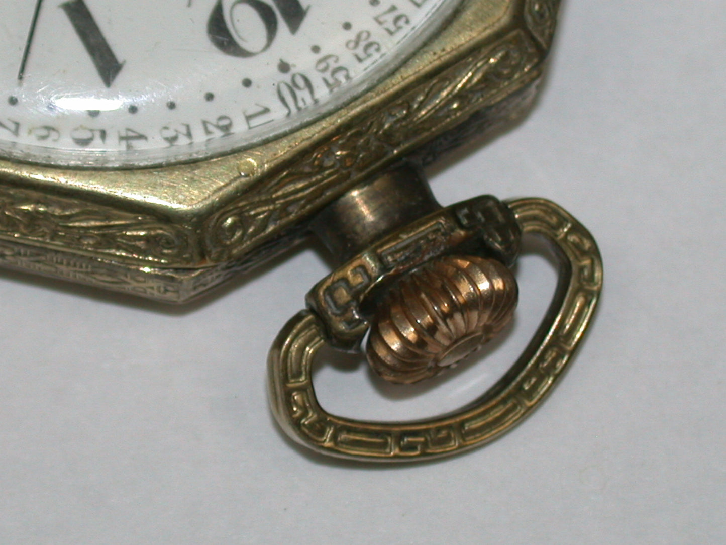 Lot 14- Swiss 17 Ligne Octagon Open Face Pocket Watch