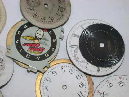 Lot 20- Large Assortment of Wristwatch Dials & Character Dials