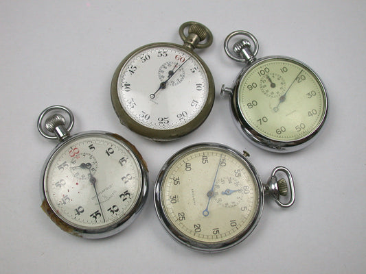 Swiss Assortment of Four Stopwatches