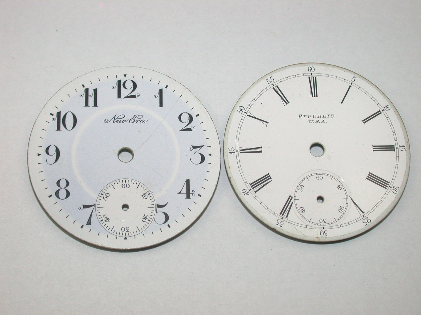 Lot 29- New York Standard, New Era & Republic Pocket Watch Dials