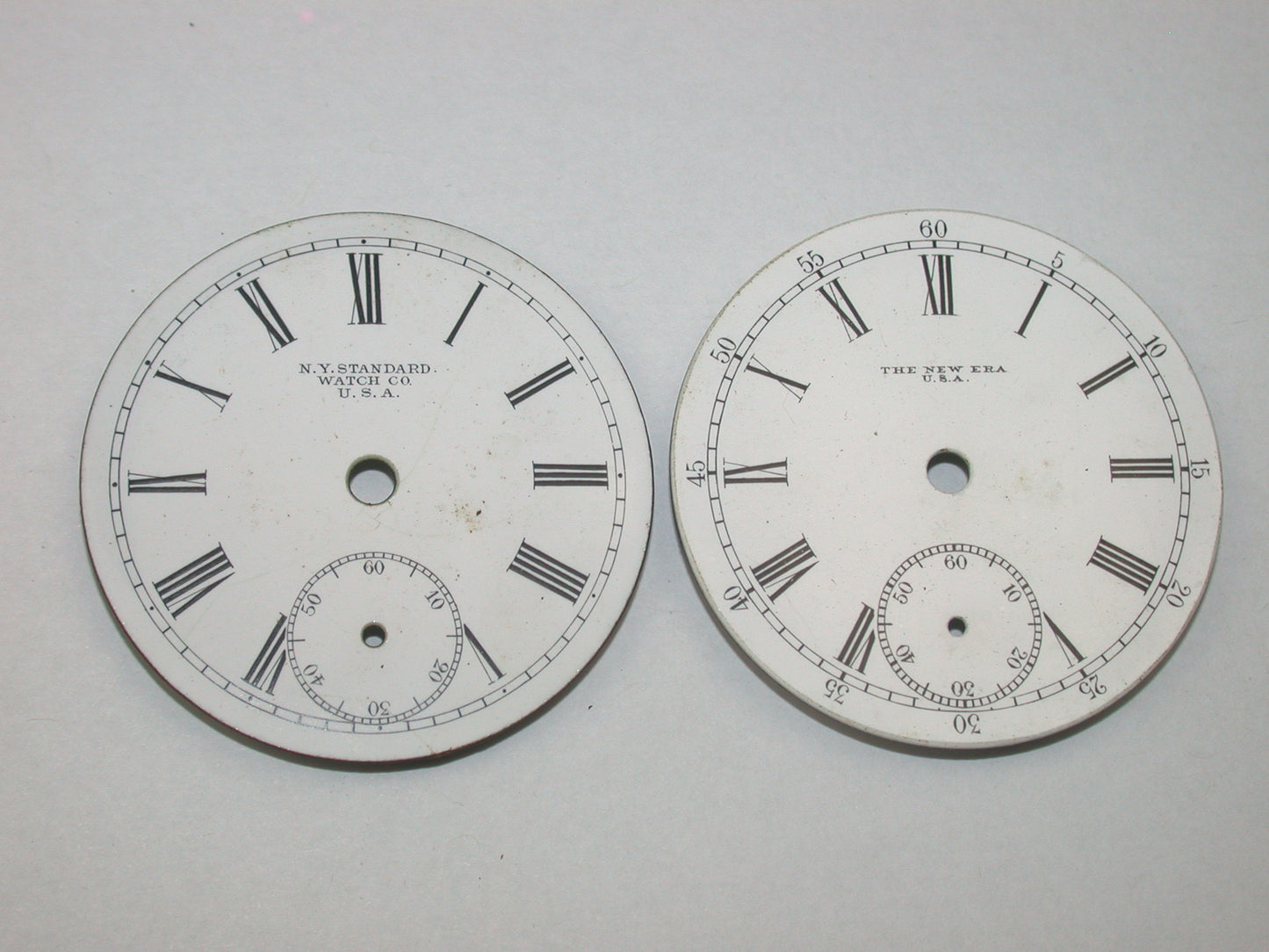 Lot 29- New York Standard, New Era & Republic Pocket Watch Dials