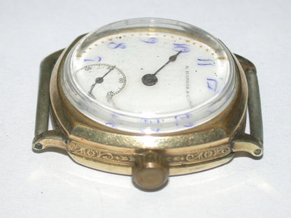 Lot 38- Bulova & Swiss Early Vintage Men’s Wristwatches