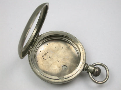 Lot 42- Dueber Key Wind Hinged Cover Nickel Pocket Watch Case