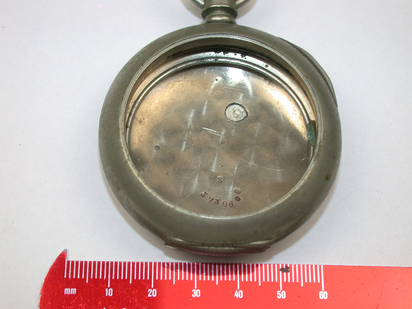 Lot 42- Dueber Key Wind Hinged Cover Nickel Pocket Watch Case