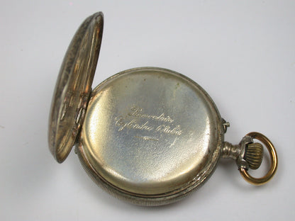 Lot 5- Swiss 45-Millimeter Vintage Mechanical Pocket Watch