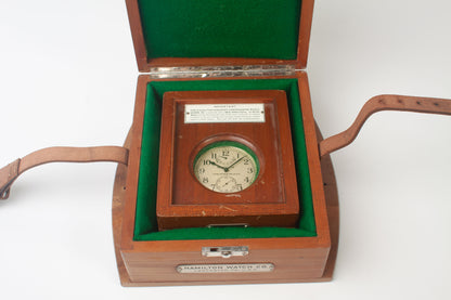 Hamilton Model 22 Double Boxed Military “ARMY CHRONOMETER WATCH”